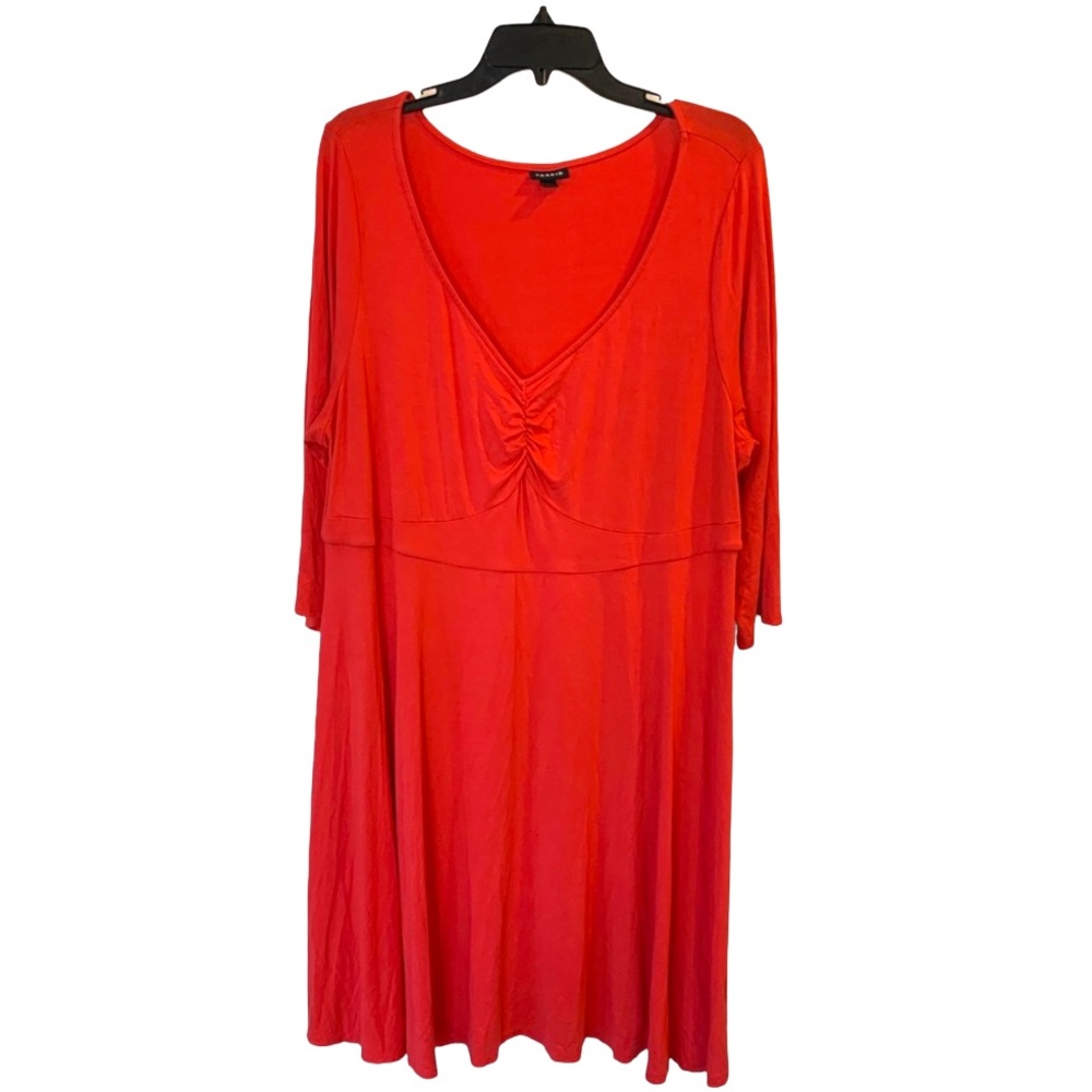 TORRID | 3 | Red Knit Dress with ruching